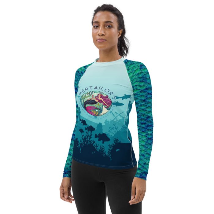 Mertailor's Mermaid Aquarium Encounter Women's Rash Guard