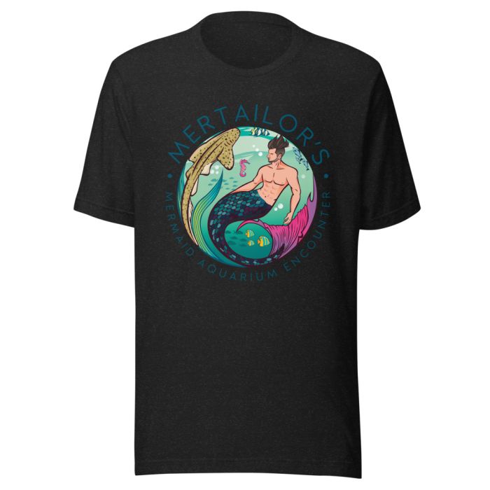 Mertailor Aquarium Encounter Merman Emblem Unisex T-Shirt