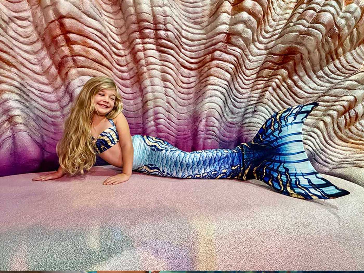 Guppy mermaid tail birthday gift from Mertailor