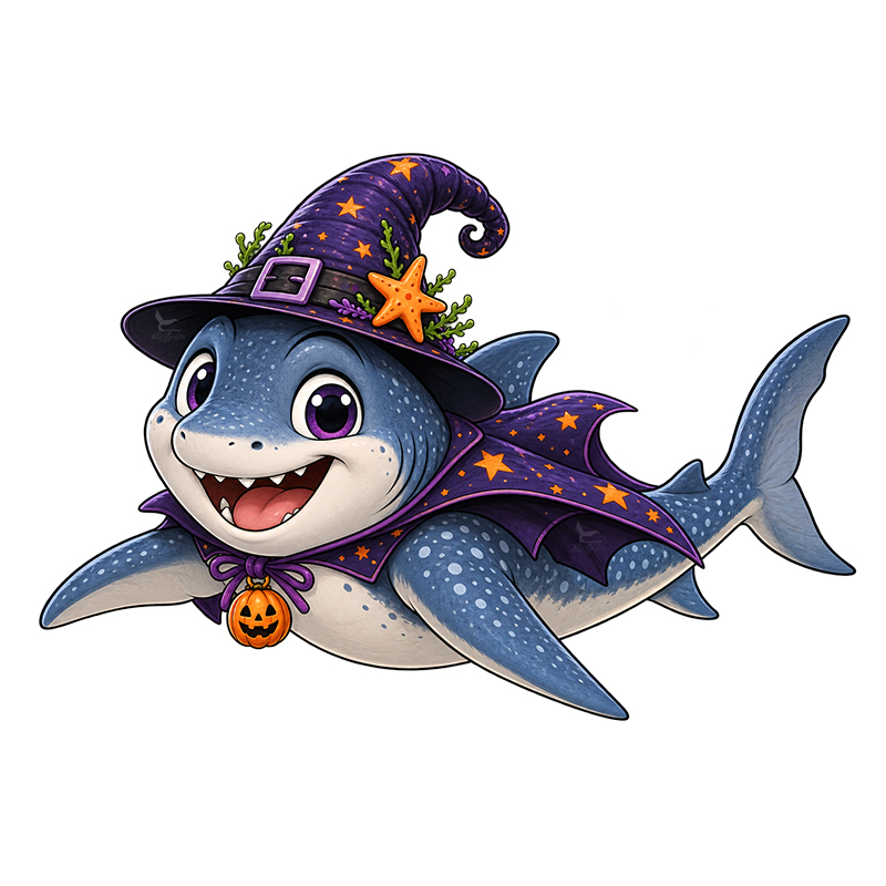 Bubb-Shark Happy Bubble Halloween character